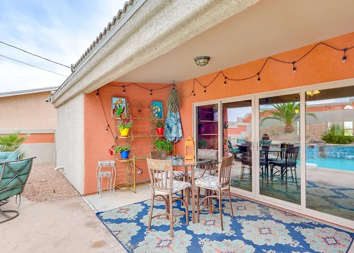Holiday home 3 Mi To Havasu! Retreat W/ Poolside Oasis *